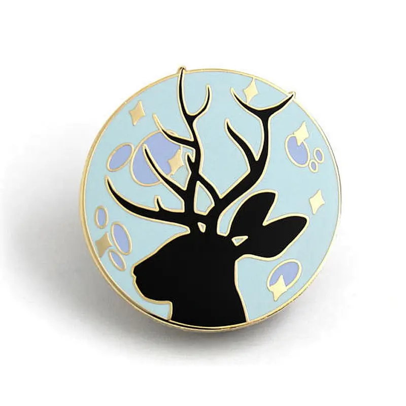 Hot selling custom funny cow hard enamel lapel pins