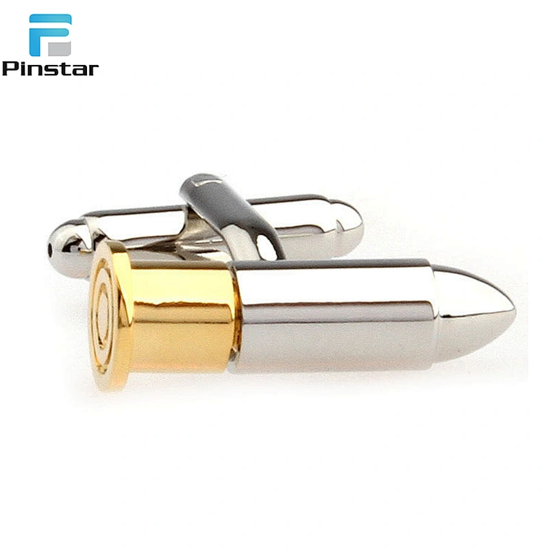 The most popular custom design bulk bullet shirt cufflink