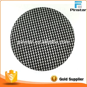 Tin Type Safety Pin Round Personalize Fabric Covering Button Badge