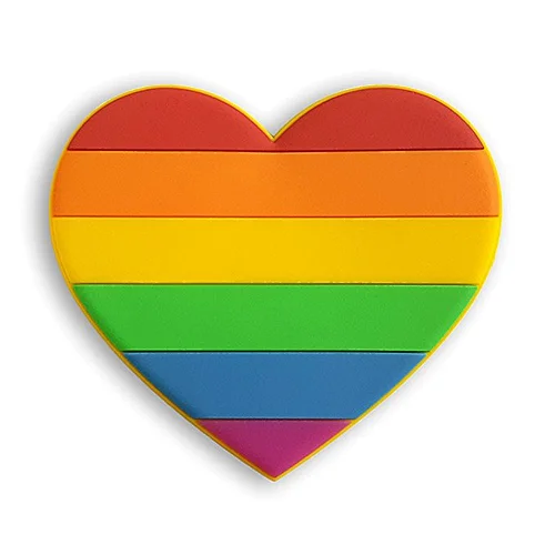 Custom LGBT love shaped refrigerator Cartoon Fridge Magnet