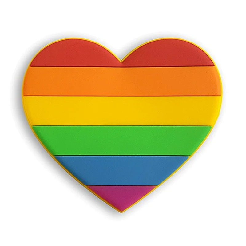 Custom LGBT love shaped refrigerator Cartoon Fridge Magnet