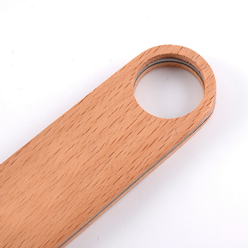 design your own customized blank wood handle wooden beer bottle opener openers