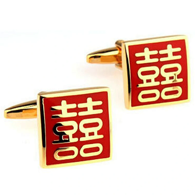 Factory direct sales custom eight diagrams Metal Cufflinks