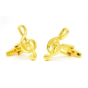 Kunshan Factory Make Custom Gold Luxury Suit Shirt Brass Cufflink