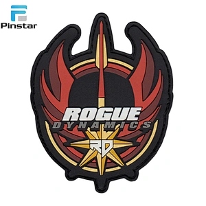 China Manufacture PVC patches custom airsoft rubber patch