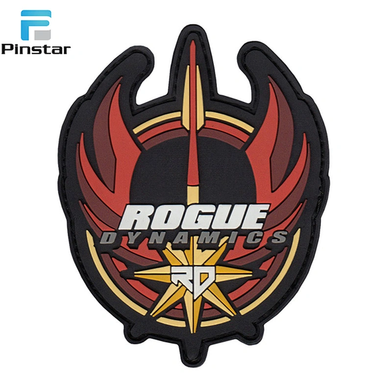 China Manufacture PVC patches custom airsoft rubber patch