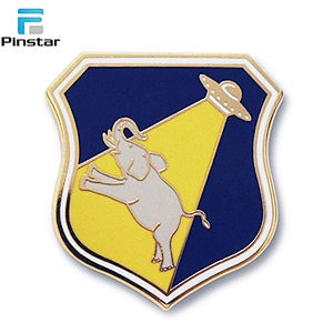 Hot-selling Fashion Custom Cute Whale Design Hard Enamel Metal Pin Badge