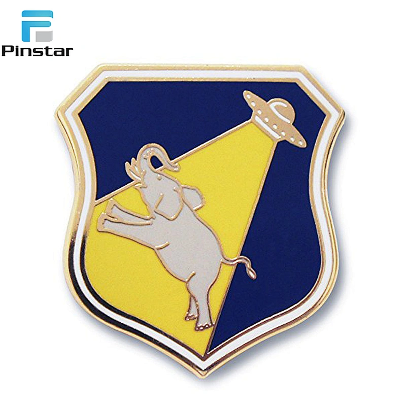 Hot-selling Fashion Custom Cute Whale Design Hard Enamel Metal Pin Badge