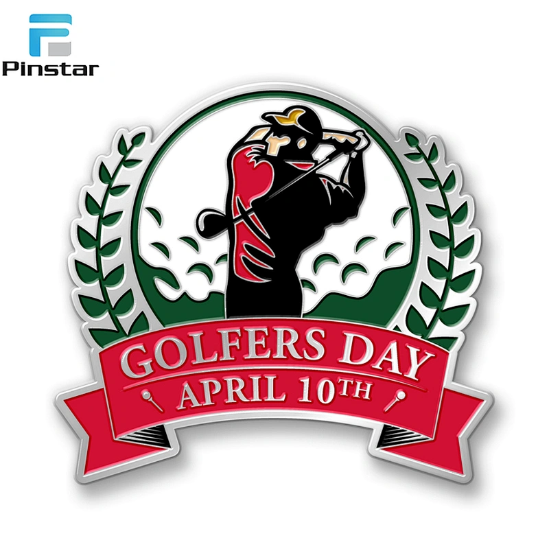 China factory price custom golf sports lapel pins