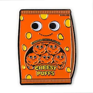 cheap chips pizz nickel plated custom lapel pins