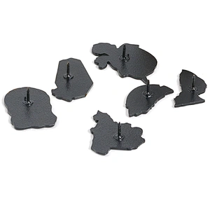 Wholesale In Stock Custom Horror Character Design Badge Human Skeleton Soft Enamel Lapel Pin