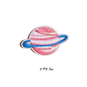 wholesale cheap fashion embroidered space ship bulk patch for clothes