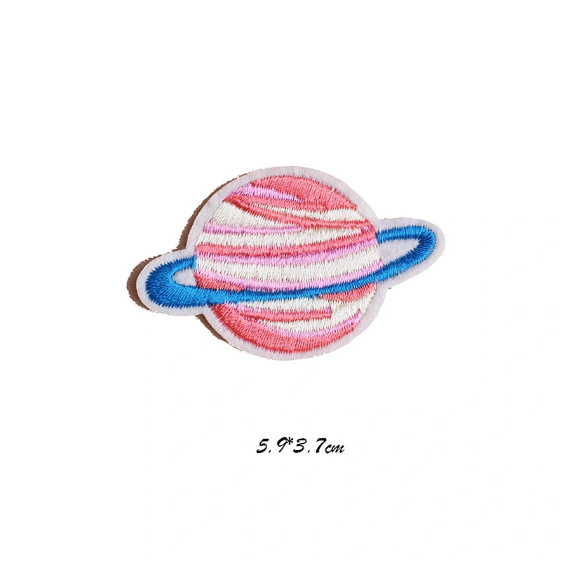 wholesale cheap fashion embroidered space ship bulk patch for clothes
