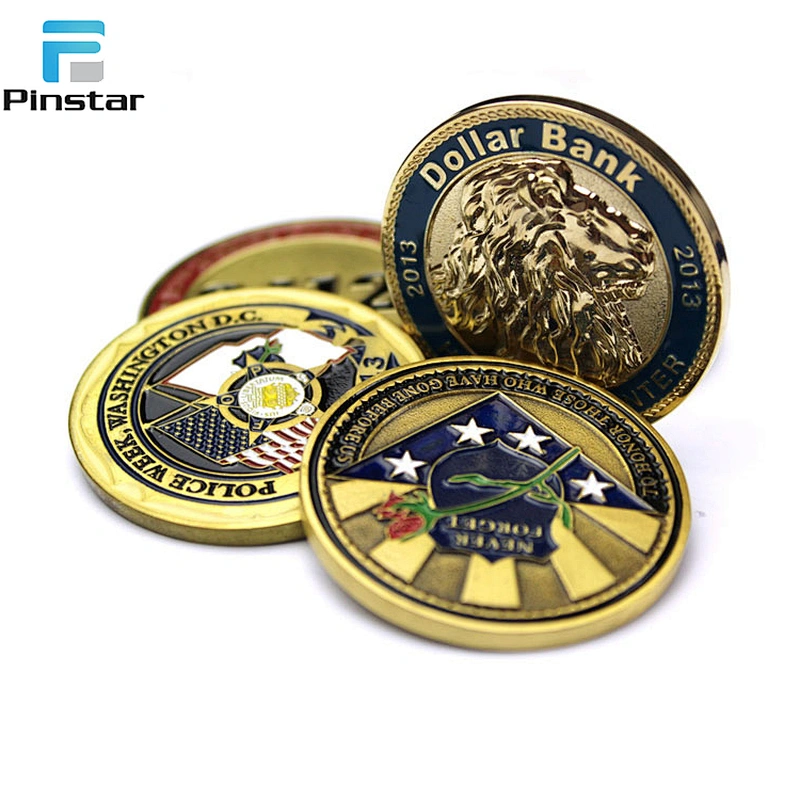Hot Sale Factory Price Die Casting Custom Challenge Silver Dollar Coin