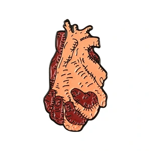 Custom Soft Enamel Lapel Pin Red Heart Pin Maker