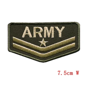 china direct factory custom military army embroidery patches