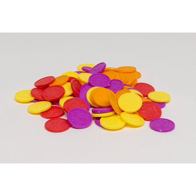 wholesale colorful plastic coins