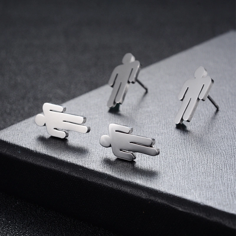 Billie Eilish Stainless Steel Minimalist Stud Earrings