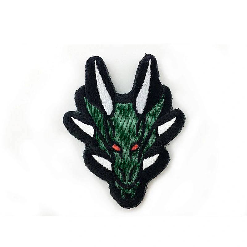 Customized high quality popular dragon embroidery patch