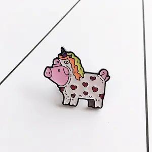 Pig Unicorn Cartoon Enamel Lapel Pin