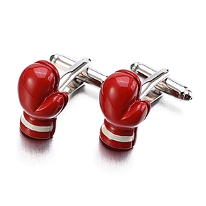 New fashion Classical Mens metal boxing gloves cufflinks