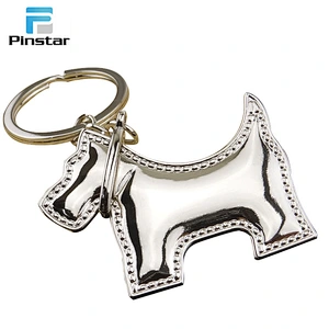 Cheap customized promotional souvenir engraved 3d cat metal keychains