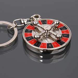 Customized 3D airplane metal key chain for wholesale
