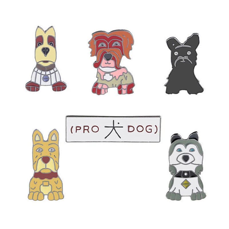 Factory Wholesale In Stock Gift Animal Pin Badges Cute Enamel Dog Pin
