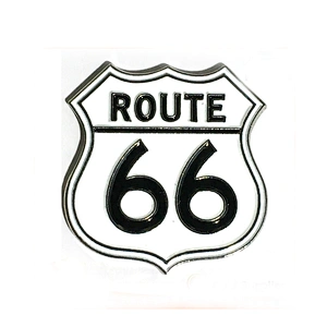 Factory Store Soft Enamel Route 66 lapel pin Badge