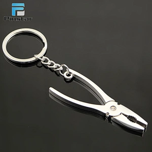 Good manufacturer custom blank diy tool keyring keychain in china