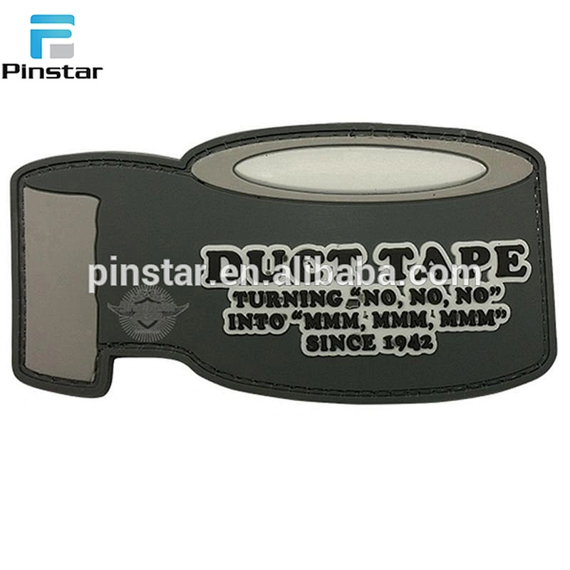 Low MOQ patches wholesale rubber badge custom patch pvc