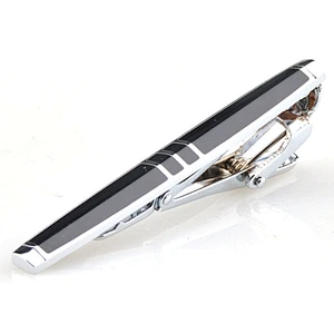 Promotional Stainless Steel Simple Skinny Silver Wholesale Tie Bar