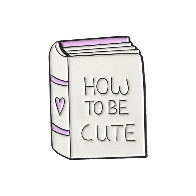 Cute Pink Color Bag Book Camera Phone Shaped Lapel Pin