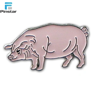 Custom Made Bulk Cute Flying Pig Hard Enamel Animal Metal Lapel Pins