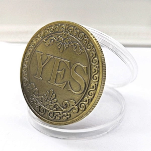 Factory Wholesale In Stock Making Decision Commemorative Coins Yes or No Lucky Coin for Collection Toy