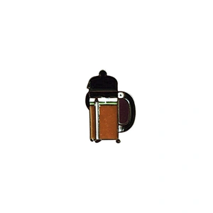Kunshan Pinstar Vintage Coffee Brooch Wholesale Custom Lapel Pins