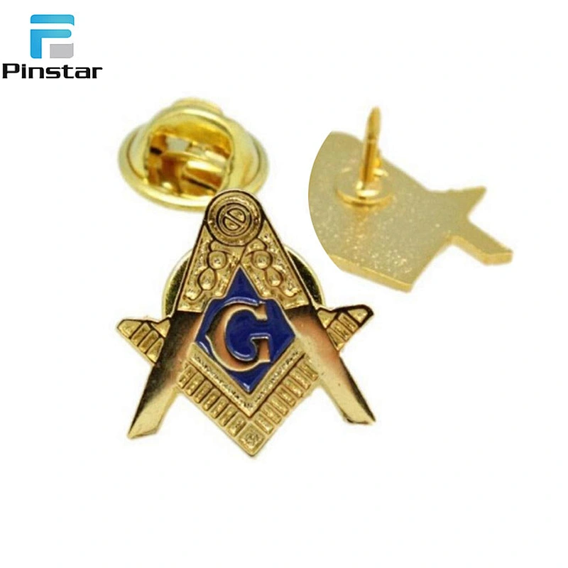 Suzhou Freemason Magnet Metal Custom Masonic Lapel Pin Badge