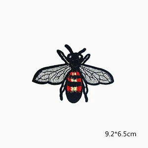 Wholesale In Stock No Minimum Custom Embroidery Anime Insect Iron On Patches