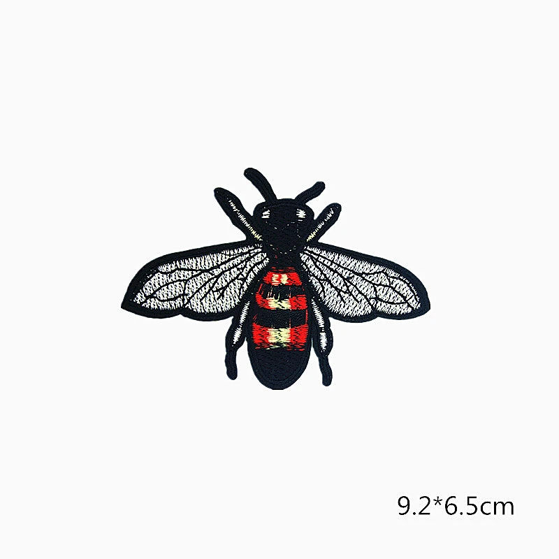 Wholesale In Stock No Minimum Custom Embroidery Anime Insect Iron On Patches