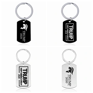 Keep America Great Trump Stainless Steel Metal Keychain Tags
