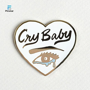 Hot style customized no minimum designer enamel noodle lapel pins for sales