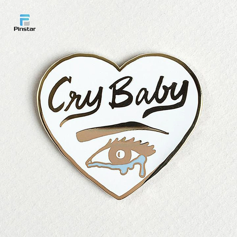 Hot style customized no minimum designer enamel noodle lapel pins for sales