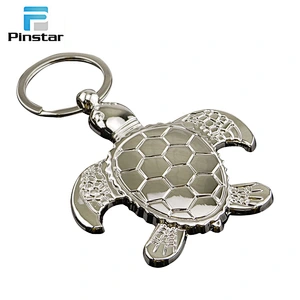 Promotional cute cartoon dog animal shape alloy metal keychains