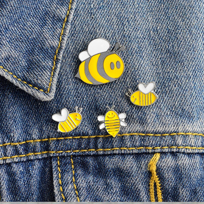 Wholesale Custom Bumble Bee Hard Enamel Lapel Pin