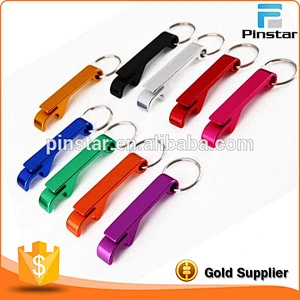 Wholesale promotional products colorful beer bottle opener key chain