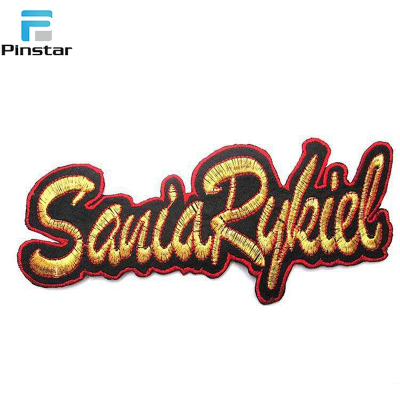 China embroidery patch factory custom iron on letters