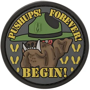 Different styles customized high quality military soft rubber pvc patch
