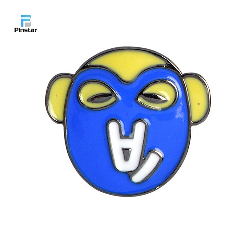 Hot style customized no minimum designer enamel noodle lapel pins for sales