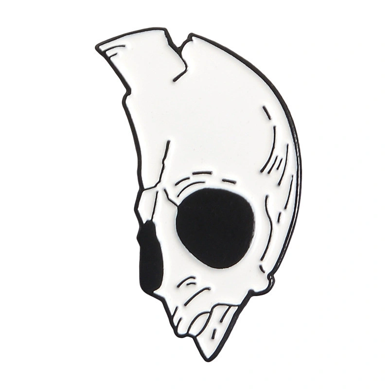 Wholesale In Stock Custom Unique Design Character Half Face Enamel Lapel Pin