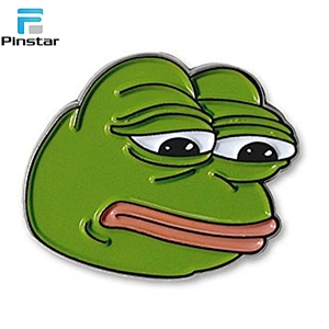 Custom cheap frog metal pin soft/hard enamel lapel pin manufacturer China